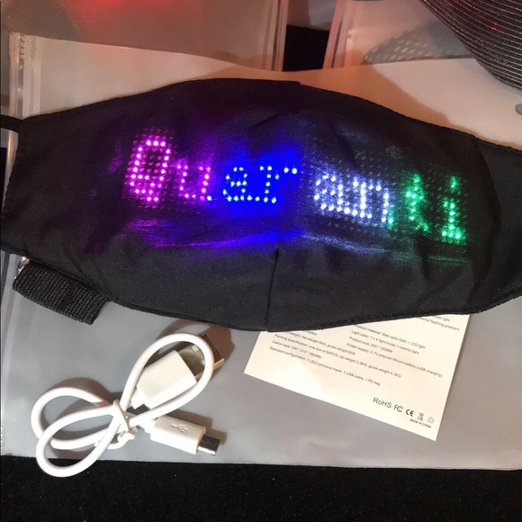 App Mask LED lights, Custom Mask, Face Mask - Picture 2 of 10